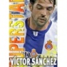Soccer Trading Cards Víctor Sánchez Superstar Espanyol Mundicromo Quiz 2014
