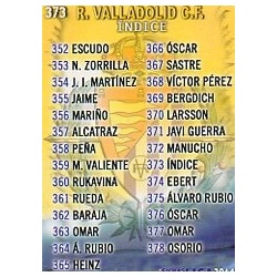 Índice Valladolid 373