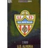 Soccer Trading Cards Escudo Almería Brillo Liso Mundicromo Fichas Liga 2014