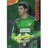 Soccer Trading Cards Courtois Atlético Madrid Top Verde Las Fichas de La Liga 2014