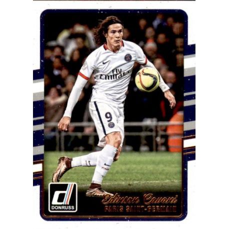 Edinson Cavani Paris Saint-Germain 127 Donruss Soccer 2016-17
