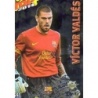 Soccer Trading Cards Víctor Valdés Barcelona Top Azul Las Fichas Quiz Liga 2014