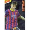 Trading Cards Neymar Barcelona Top Azul Las Fichas de La Liga 2014