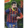 Soccer Trading Cards Piqué Barcelona Top Dorado Mundicromo Fichas Liga 2014