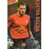 Soccer Trading Cards Víctor Valdés Barcelona Top Rojo Mundicromo Fichas Liga 2014
