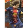 Soccer Trading Cards Puyol Barcelona Top Rojo Mundicromo Quiz 2014