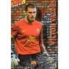 Soccer Trading Cards Víctor Valdés Barcelona Top Rojo Letras Las Fichas de La Liga 2014