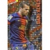 Soccer Trading Cards Dani Alves Barcelona Top Rojo Letras Las Fichas Quiz Liga 2014