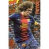 Trading Cards Puyol Barcelona Top Rojo Letras Mundicromo Quiz 2014