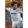 Offer Soccer Cards Marcelo Real Madrid Top Rojo Letras Las Fichas Quiz Liga 2014