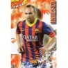 Soccer Trading Cards Iniesta Barcelona Top Rojo Mate Las Fichas Quiz Liga 2014