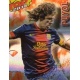 Puyol Barcelona Top Rojo Rayas Horizontales 559