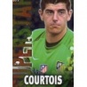 Trading Cards Courtois Atlético Madrid Superstar Brillo Liso Mundicromo Quiz 2014