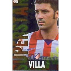 David Villa Atlético Madrid Superstar Brillo Liso 81