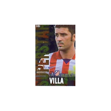 David Villa Atlético Madrid Superstar Brillo Liso 81