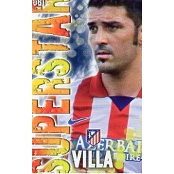 David Villa Atlético Madrid Superstar Mate Relieve 81