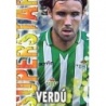 Soccer Trading Cards Verdú Betis Superstar Mate Relieve Mundicromo Quiz 2014
