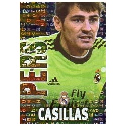 Casillas Real Madrid Superstar Brillo Letras 50