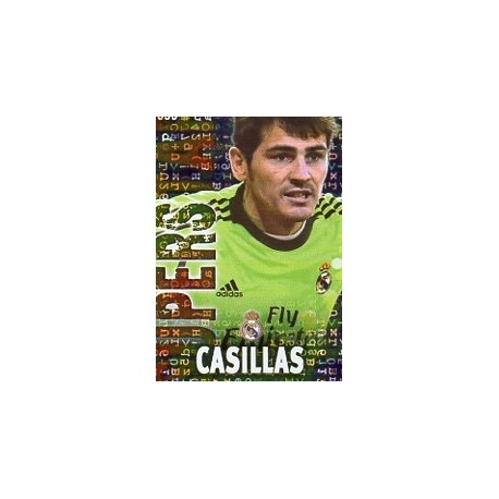 Casillas Real Madrid Superstar Brillo Letras 50