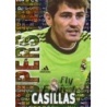 Trading Cards Casillas Real Madrid Superstar Brillo Letras Mundicromo Quiz 2014