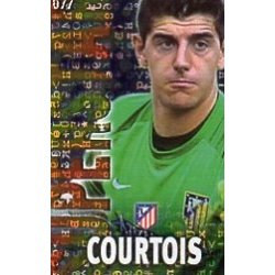 Courtois Atlético Madrid Superstar Brillo Letras 77