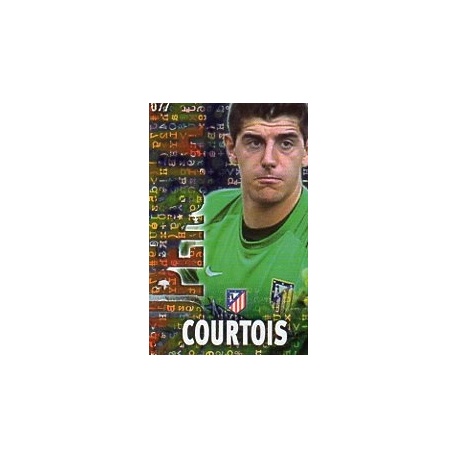 Courtois Atlético Madrid Superstar Brillo Letras 77