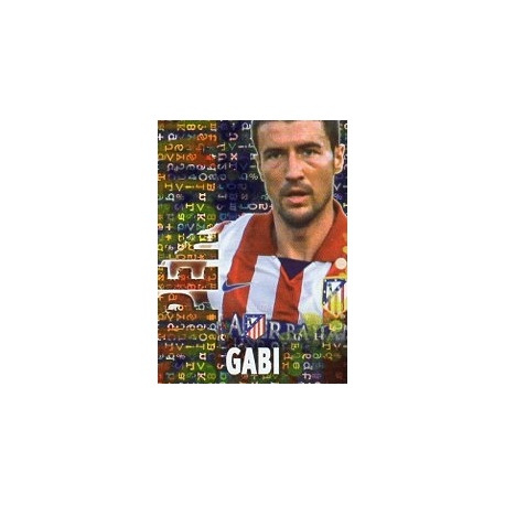 Gabi Atlético Madrid Superstar Brillo Letras 78