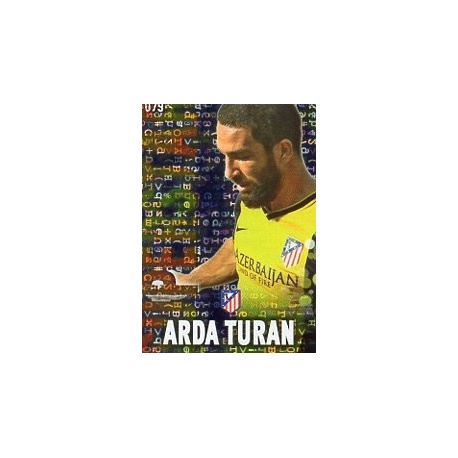 Arda Turan Atlético Madrid Superstar Brillo Letras 79