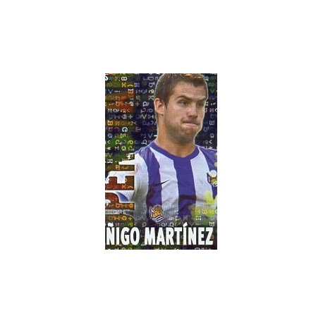 Iñigo Martínez Real Sociedad Superstar Brillo Letras 105