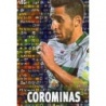 Soccer Trading Cards Corominas Elche Superstar Brillo Letras Las Fichas de La Liga 2014