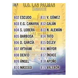 Índice Las Palmas 817