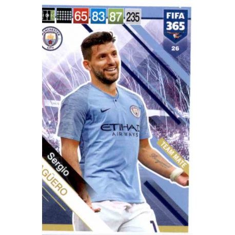 Sergio Agüero Manchester City 26 FIFA 365 Adrenalyn XL