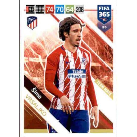 Šime Vrsaljko Atlético Madrid 35 FIFA 365 Adrenalyn XL