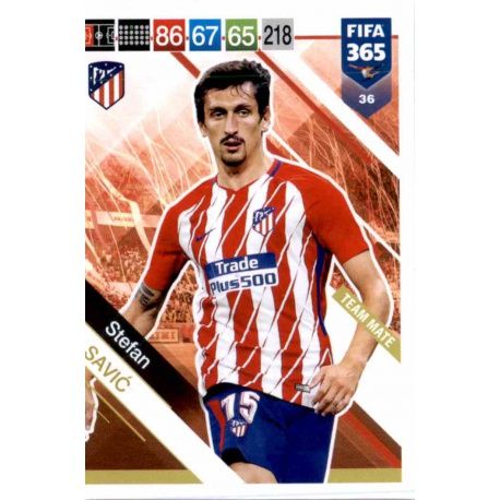 Stefan Savić Atlético Madrid 36 FIFA 365 Adrenalyn XL