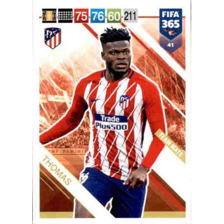 Thomas Atlético Madrid 41 FIFA 365 Adrenalyn XL