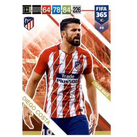 Diego Costa Atlético Madrid 45 FIFA 365 Adrenalyn XL