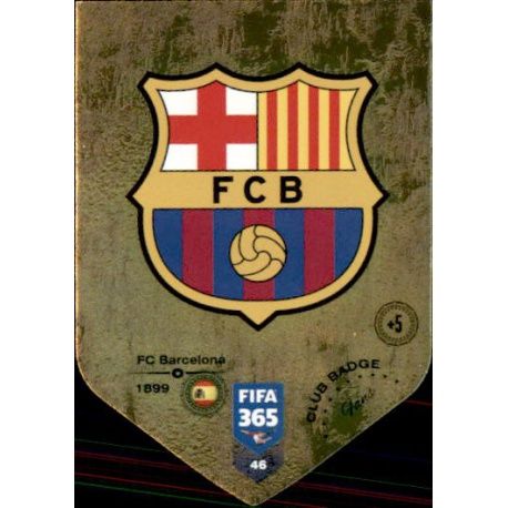 Escudo Barcelona 46 FIFA 365 Adrenalyn XL