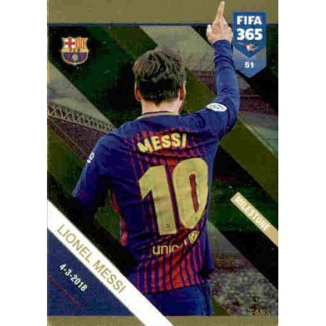 Lionel Messi Barcelona Milestone 51 FIFA 365 Adrenalyn XL