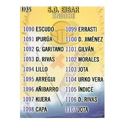 Índice Eibar 1105