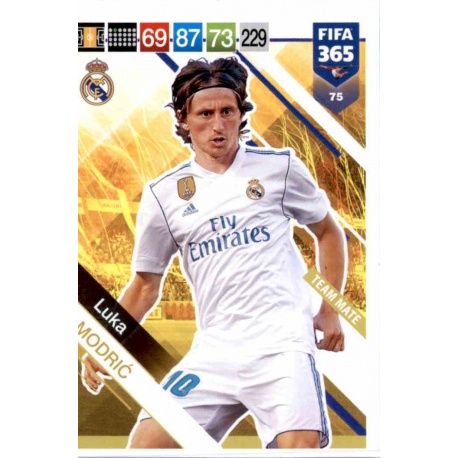 Luka Modrić Real Madrid 75 FIFA 365 Adrenalyn XL
