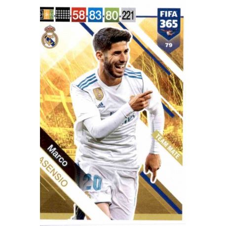 Marco Asensio Real Madrid 79 FIFA 365 Adrenalyn XL