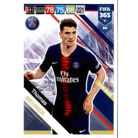 Thomas Meunier PSG 89 FIFA 365 Adrenalyn XL