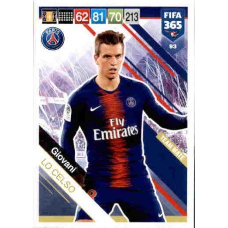 Giovani Lo Celso PSG 93 FIFA 365 Adrenalyn XL