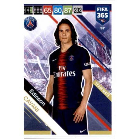 Edinson Cavani PSG 97 FIFA 365 Adrenalyn XL