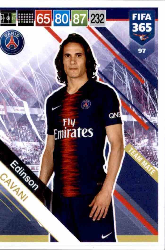 Panini FIFA 365 2019 Adrenalyn XL Neymar Jr PSG Team Mate No.98 
