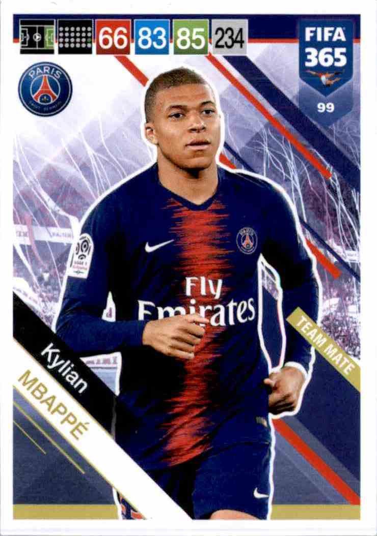 Compra cromos Kylian Mbappé PSG panini fifa 365 adrenalyn xl 2019