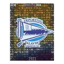Escudo Brillo Letras Alavés 1036