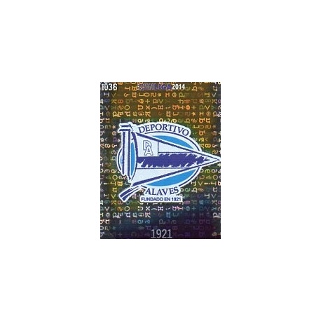 Escudo Brillo Letras Alavés 1036