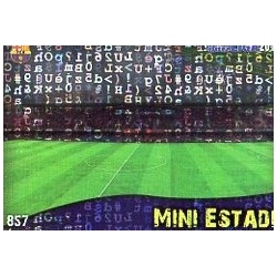 Mini Estadi Brillo Letras Barcelona B 857