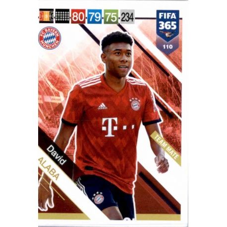 David Alaba Bayern München 110 FIFA 365 Adrenalyn XL